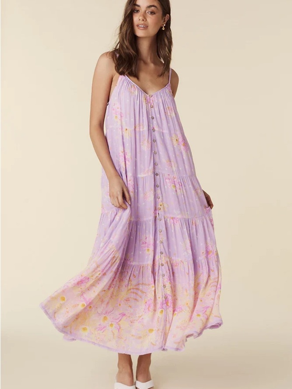 Spell Lei Lei strappy Maxi Dress size M NWOT